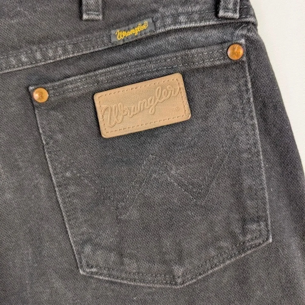 Wrangler Jeans‎ Men's 33x38 Black 13MWZWK Original Cowboy Cut High Rise Cotton